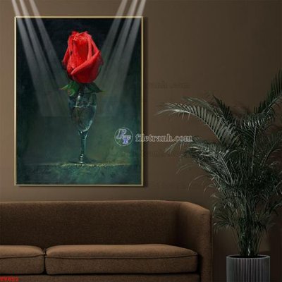 Tải file tranh gốc Tranh tĩnh vật sơn dầu hoa châu âu TV852 chất lượng cao