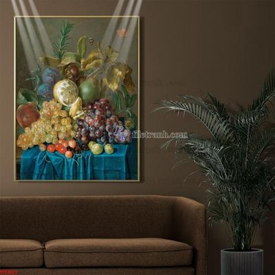 Tải file Tranh tĩnh vật sơn dầu hoa châu âu TV957 (PSD) cho in ấn quảng cáo