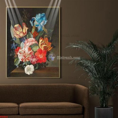 Tải file gốc Tranh tĩnh vật sơn dầu hoa châu âu TV964 (in tráng gương) 3DFile gốc Tranh tĩnh vật sơn dầu hoa châu âu TV964 (sẵn sàng in) chất lượng cao