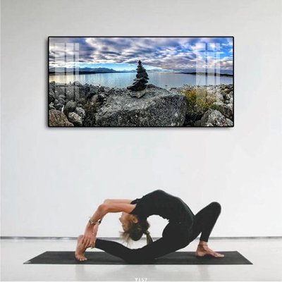 File gốc File tranh treo phòng tập yoga Y157 (dành cho trang trí nội thất)