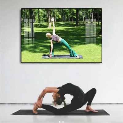 File gốc File tranh treo phòng tập yoga Y175 (cho in 3D) độc đáo
