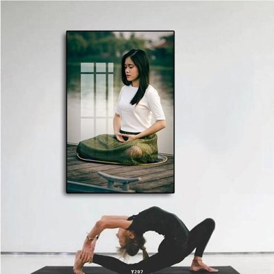 File PSD File tranh treo phòng tập yoga Y207 (gốc) cho designer