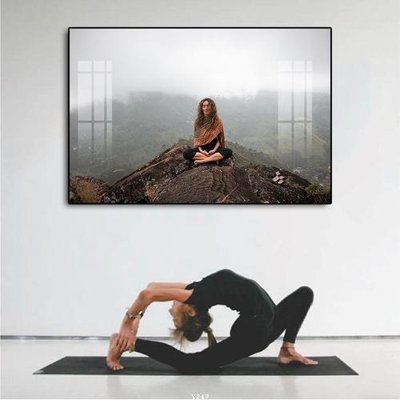 File tranh gốc File tranh treo phòng tập yoga Y247 chủ đề hiện đại