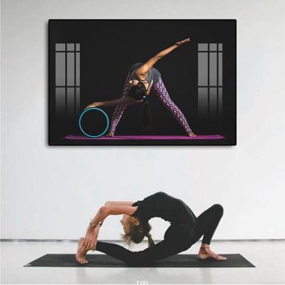 File ảnh File tranh treo phòng tập yoga Y301 (gốc) in poster