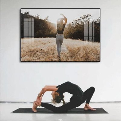 File gốc File tranh treo phòng tập yoga Y35 (in 3D) cho trang trí