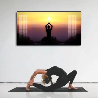 File gốc File tranh treo phòng tập yoga Y363 (thiết kế) độc quyền