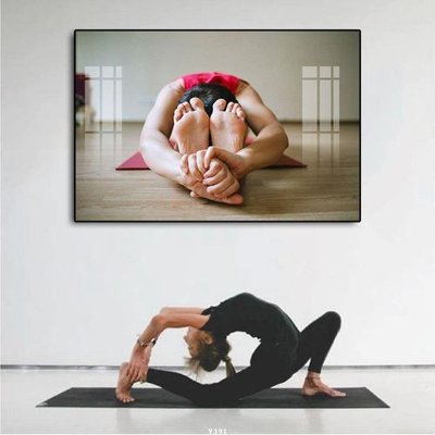 File gốc File tranh treo phòng tập yoga Y391 (in 3D) nghệ thuật