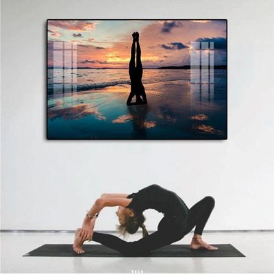 File ảnh File tranh treo phòng tập yoga Y414 (gốc) cho trang trí nội thất