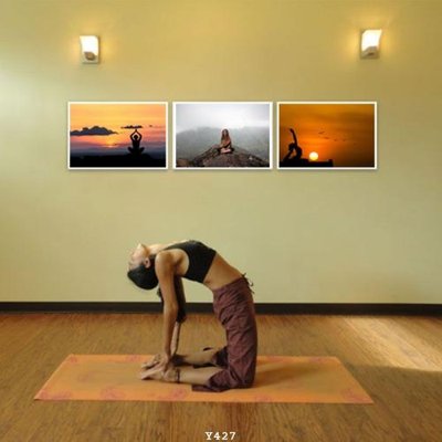 Hình ảnh file gốc File tranh treo phòng tập yoga Y427 (chất lượng cao)