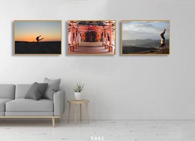 File tranh File tranh treo phòng tập yoga Y441 (ảnh gốc) in trần xuyên sáng