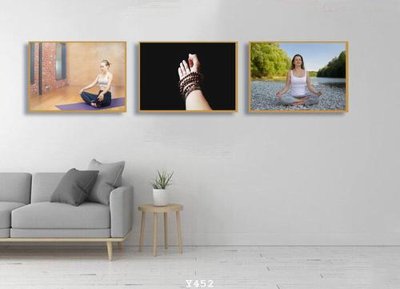File in trần File tranh treo phòng tập yoga Y452 (file gốc) xuyên sáng