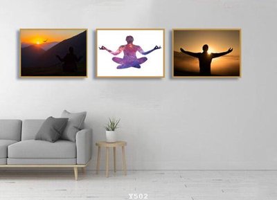 File in mica File tranh treo phòng tập yoga Y502 (bản gốc) siêu trong