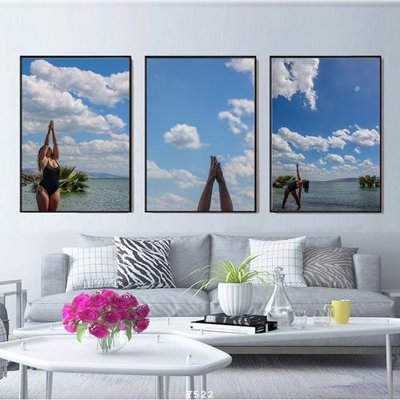 File ảnh gốc File tranh treo phòng tập yoga Y522 không vỡ nét