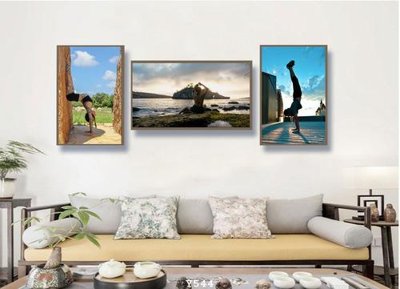 File gốc in ấn File tranh treo phòng tập yoga Y544 chất lượng vượt trội