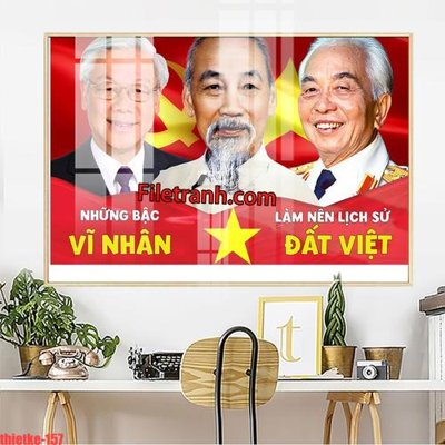 File in trần File in tranh bác trọng bác giáp bác hồ 3 vị vĩ nhân nước việt nam thietke 157 (file gốc) hoa văn 3D
