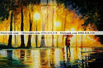 Tải file tranh ve tay son dau nhieu mau tuyet dep 4011 (ảnh gốc) in gạch men