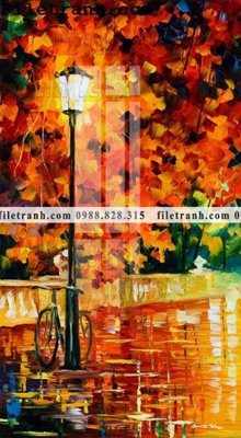 File ảnh tranh ve tay son dau nhieu mau tuyet dep 4019 (gốc) in backdrop sự kiện