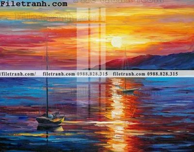 Download file gốc tranh ve tay son dau nhieu mau tuyet dep 4046 (dùng cho in ấn)