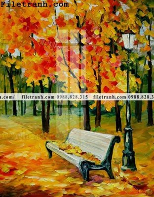 File gốc in tráng gương tranh ve tay son dau nhieu mau tuyet dep 4077 chi tiết