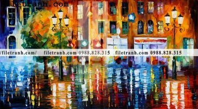 File gốc tranh ve tay son dau nhieu mau tuyet dep 4124 (in lụa) họa tiết 3D