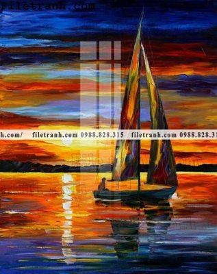 File tranh in trần tranh ve tay son dau nhieu mau tuyet dep 4127 (ảnh gốc siêu nét)