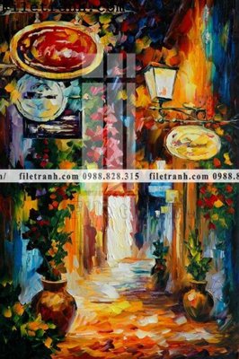 File gốc tranh ve tay son dau nhieu mau tuyet dep 4136 (ảnh chi tiết) để in trần