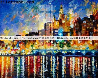 Tải file gốc tranh ve tay son dau nhieu mau tuyet dep 4154 (in khổ lớn) không vỡ