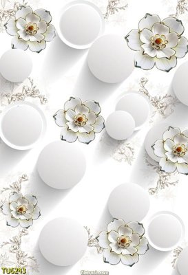 File tranh File in tủ nhựa TU6243 (bản gốc) in lụa 5D