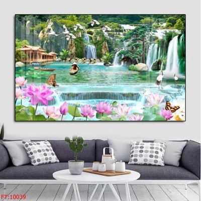 File tranh File tranh phong thủy 10039 (gốc) phong cách tối giản