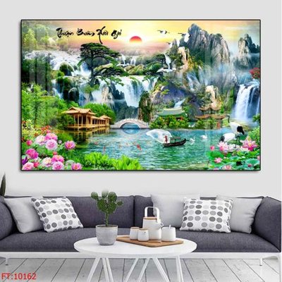 File gốc File tranh phong thủy 10162 (in mica) cắt laser