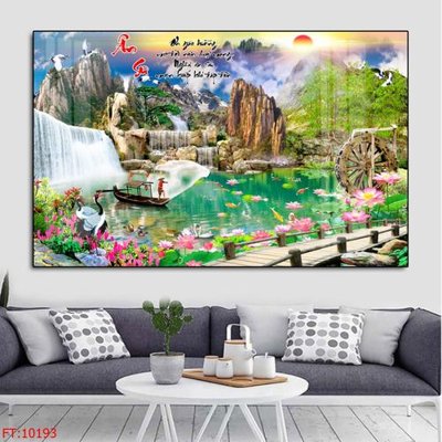 File gốc File tranh phong thủy 10193 (in 3D) cho trang trí