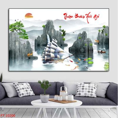 File PSD File tranh phong thủy 10200 (nguyên gốc) chất lượng cao