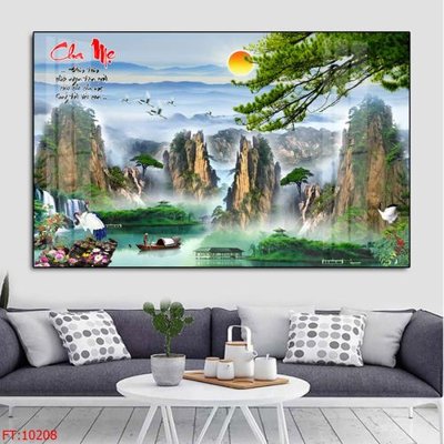 File gốc File tranh phong thủy 10208 (trang trí) phòng ngủ