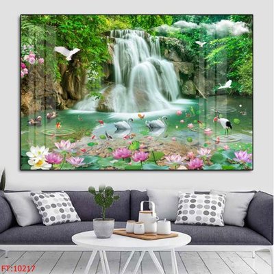 File tranh gốc in trần nhà File tranh phong thủy 10217 3D