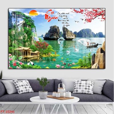 Ảnh mô tả file gốc in mica File tranh phong thủy 10241