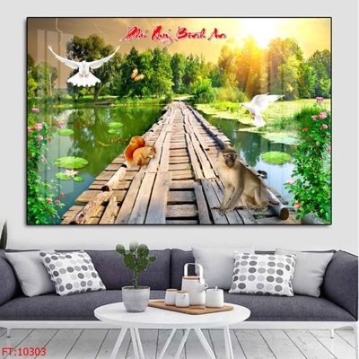 File gốc File tranh phong thủy 10303 (in lụa) chi tiết cao