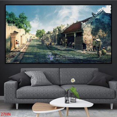 Hình ảnh file gốc File tranh hà nội xưa 27HN (chất lượng cao)