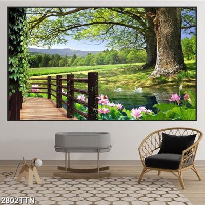 Tải file gốc Tranh sơn thủy thác nước 2802TTN (in tráng gương) 5DFile gốc Tranh sơn thủy thác nước 2802TTN (in ấn) phiên bản premium