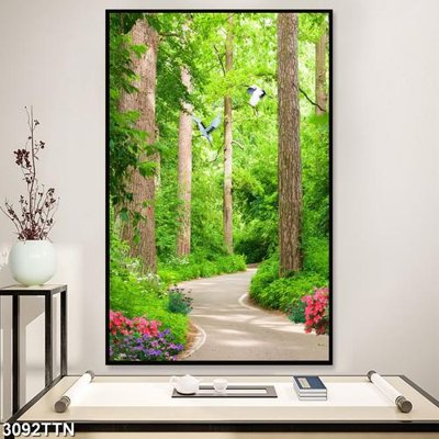 Tải xuống file tranh gốc Tranh sơn thủy thác nước 3092TTN (PSD/TIFF)