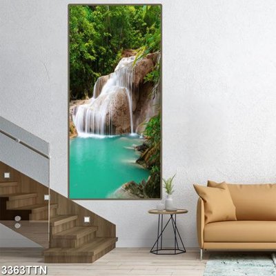 File gốc Tranh sơn thủy thác nước 3363TTN (chuẩn CMYK) cho nhà in