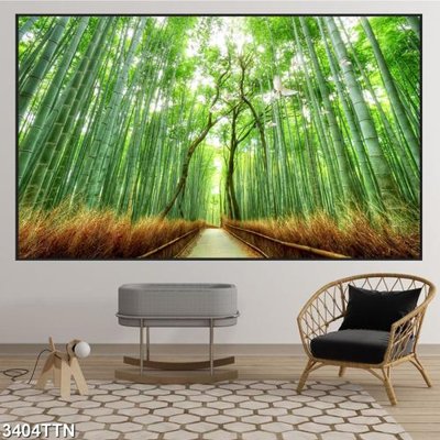 Tải file Tranh sơn thủy thác nước 3404TTN (ảnh gốc) in tranh kính