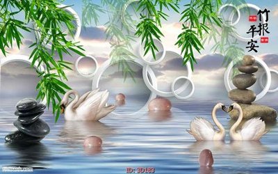 File tranh gốc Tường nền 3D hiện đại 3D183 (bản quyền) độc đáo