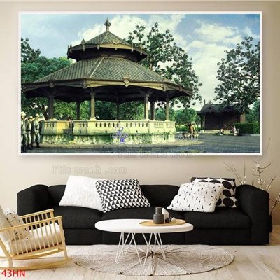 Download file File tranh hà nội xưa 43HN (gốc) in mica cao cấp