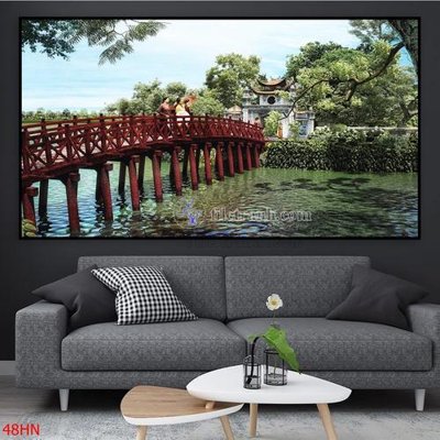 Tải file File tranh hà nội xưa 48HN (ảnh gốc) in gạch men