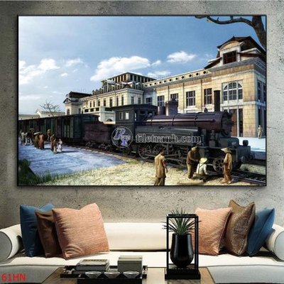 Tải file gốc File tranh hà nội xưa 61HN (in khổ lớn) quảng cáo