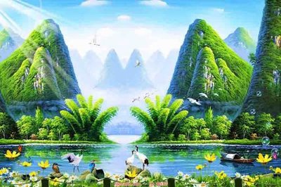 Tải file File tranh phong thủy 8032 (gốc) làm file thiết kế