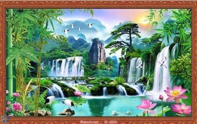 File in trần File tranh phong thủy 8034 (bản gốc) trời sao