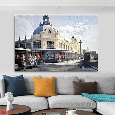 File gốc in ấn File tranh hà nội xưa 86HN chuẩn màu CMYK