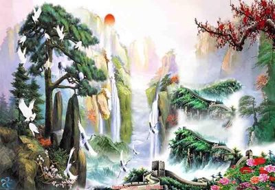 File tranh gốc File tranh phong thủy 9061 (bản quyền) file PSD