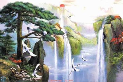 File ảnh File tranh phong thủy 9079 (gốc) in backdrop sự kiện